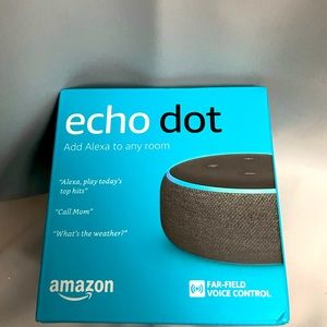 Echo Dot (3rd Gen, 2018 release) - Smart speaker with Alexa - Charcoal